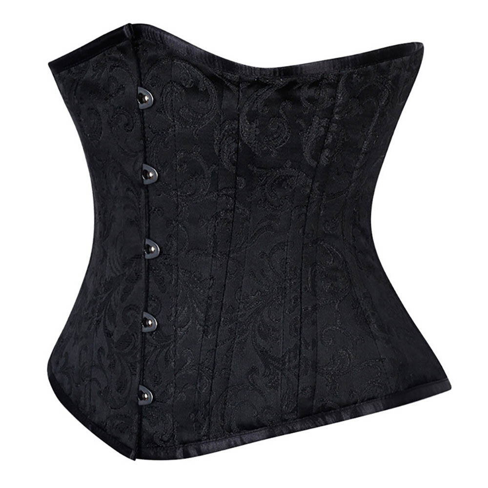 Attitude Corsets - Ohaia Underbust korset - Zwart